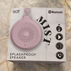iJoy Mist Pink Bluetooth Splashproof Speaker